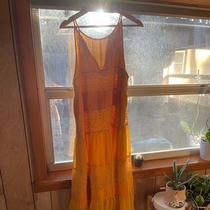 Beautiful tiered mid length dress!